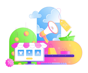 Online store and e commerce elements