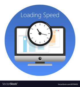 website loading speed or worked time icon vector 18756409